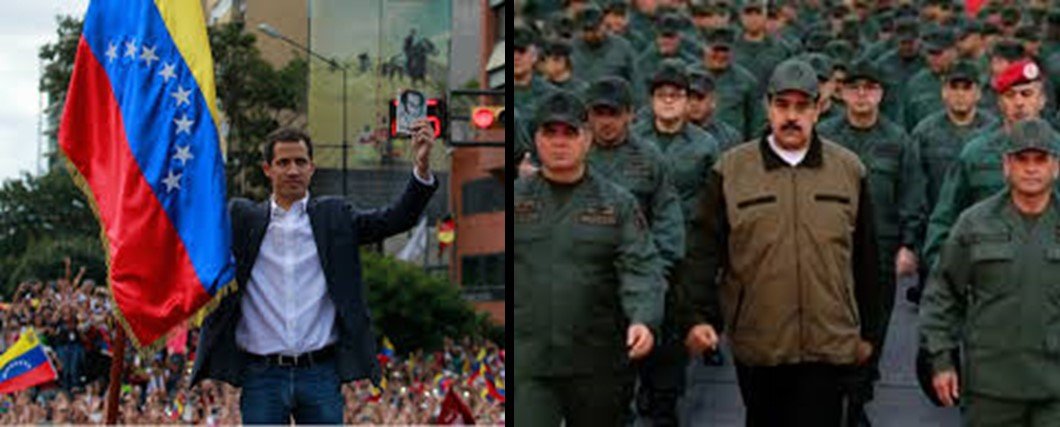 Guaidó and Maduro