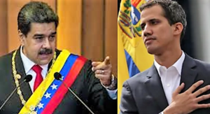Maduro och Guaidó
